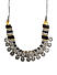  Ethnic Indian Traditional Silver Coin Embellished Necklace For Women