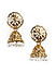  Ethnic Indian Traditional Gold and Pearl Elegant Jhumka Earrings For Women