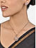 FIDA AD Stone Two Tone Pendant Chain with Earrings Set For Women