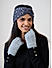 Grey Headband & Gloves combo Set- Stay Stylish & Warm