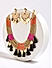 ToniQ Stylish Gold Plated Multicolor Beaded Jewelry Set For Women