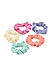 Toniq Classic Multicolor Set Of 5 Pastel Scrunchie Rubber Band For Women