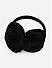 Toniq Black Trendy Fluffy Fur Ear Muffs For Women