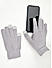 Grey Winter Unisex Touch Screen Knitted Winter Gloves