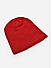 Red Front Fold Ribbed Winter Beanie Caps