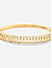 American Diamond Gold Plated Bangle-Style Bracelet