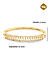 American Diamond Gold Plated Bangle-Style Bracelet