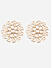 Kundan Gold Plated Floral Stud Earring 
