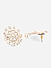 Kundan Gold Plated Floral Stud Earring 