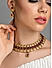 Ruby Gold Plated Antique Jewellery Set