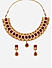 Ruby Gold Plated Antique Jewellery Set