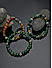 The Bro Code Green & Brown Set of 3 Beaded Bracelet For Men with Gold Detail