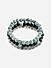 The Bro Code Mint & Black Set of 3 Beaded Bracelet For Men