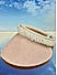 Women Pearl Pink Summer Beach Sun Visor Hat