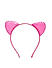 Neon Pop Fuschia Pink Cat Ear Hair Band For Girls