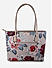 Toniq White Floral Multicolor Printed Hand Bag For Women