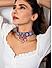 Mirror Multicolor Beads Pearls Choker Necklace