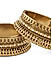 Set of 2 Pearl Beaded Gold Plated Bangles