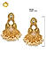 Stones Gold Plated Antique Drop Earring
