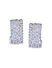 Cubic Zirconia Silver Plated Stud Earring