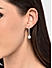 Amavi Silver AD  Embellished Drop Earrings For Women