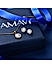 Amavi Elegant AD  with Pearl Pendant & Earrings set for Women