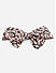 Multicolor Floral Printed Bow French Barrette