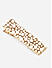 White Pearls Gold Plated Alligator Hair Clip