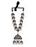 FIDA Ethnic Traditional Oxidized Silver Floral Beaded Designed linked Necklace for Women