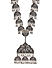 FIDA Ethnic Traditional Oxidized Silver Floral Beaded Designed linked Necklace for Women