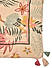Toniq Classic Multicolor Trendy Tropical Printed Tasseled Square Scarf For Women