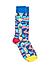  Bro Code Men Multicoloured Patterned Above Ankle-Length Socks