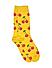  Bro Code Men Yellow and Red Above Ankle-Length Patterned Socks