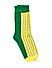  Bro Code Men Yellow and Green Patterned Above Ankle Length Socks
