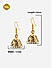 Stones Gold Plated Small Jhumka Earring