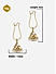 White Pearls Gold Plated Small Jhumka Earring