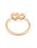 Toniq Gold Plated CZ Stone Love Heart Pendant & Ring Jewellery Set 