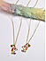 Toniq Kids Set Of 2 Gold Plated Unicorn Pendant BFF Best Friend Necklace Set