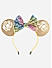 Yellow Multicolor Mickey Bow Party Kids Hair Band 