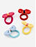 Set Of 6 Muticolor Bow Kids Rubber Band 