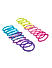 Set Of 20 Multicolor Neon Kids Rubber Band
