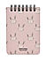 Toniq Kids Pink With White Printed NotePad For Kids/Children