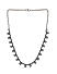 Fida Ethnic Oxidised Silver Plated Circular Charm Choker Necklace For Women
