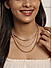 Gold Plated Layered linked Necklace