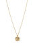 Initial Alphabet P Gold Plated Stones Personalized Pedant Necklace 