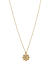 Initial Alphabet K Gold Plated Stones Personalized Pedant Necklace 