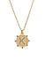 Initial Alphabet K Gold Plated Stones Personalized Pedant Necklace 