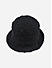 Toniq Pretty Black  Special Winter  Seasonal Wear Fur Bucket Cap For Women 