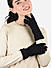 Toniq Stylish Black Winter Special Combo of 1 Beanie, 1 Stole and 1 Pair of Hand Gloves for Women