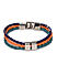 Men Blue  Orange Bracelet-ONESIZE-Blue